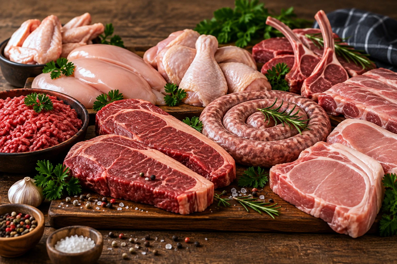 Monthly Meat Hamper Guide for Families